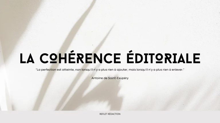 La cohérence éditoriale comme marque de sérieux